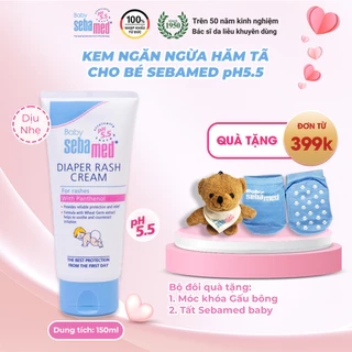 Kem ngăn ngừa hăm tã cho bé Baby Sebamed Diaper Rash Cream pH5.5 (50ml)