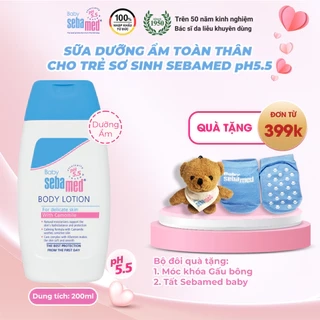 Sữa dưỡng ẩm toàn thân cho trẻ sơ sinh và trẻ nhỏ Baby Sebamed Body Lotion pH5.5 (200ml)