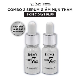 Combo 2 Chai Serum giảm mụn thâm Seimy 10ml - Skin 7 Days Plus