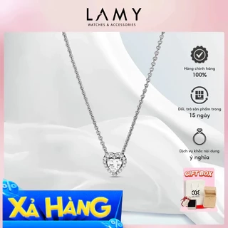 Dây chuyền bạc nữ CDE Elevated Heart Silver Necklace CDE6389SV - Dây chuyền nữ cao cấp