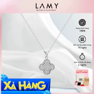 Dây chuyền bạc nữ CDE Lucky Four Leaf Necklace Silver CDE6385SV