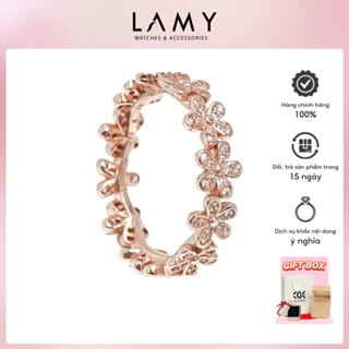 Nhẫn bạc nữ CDE Stone Attach Chrysanthemum Ring CDE8044RG - Nhẫn bạc nữ Lamy