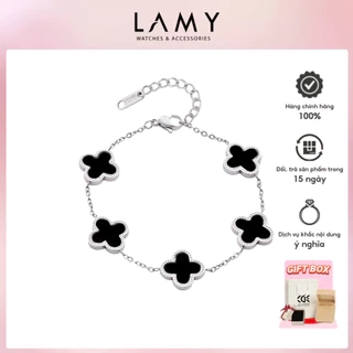 Vòng tay nữ CDE Five Four Leaf Clovers Bracelet Rose Gold CDE2026RG