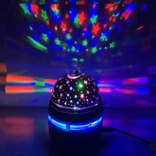 Ngôi Sao Đèn Máy Chiếu Usb Chạy Bằng Nhiều Màu Sắc Xoay Bóng Ma Thuật Đèn Khí Quyển Ô Tô KTV Thanh Disco DJ Đảng Đèn Sân Khấu