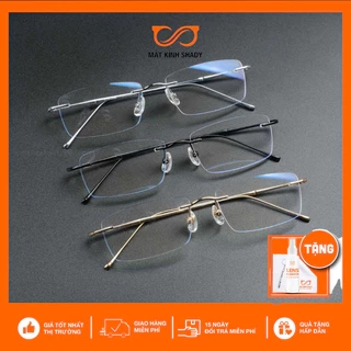 Gọng Kính Khoan Titanium IP Cao Cấp Shady Unisex G2098 (Nhiều Màu)