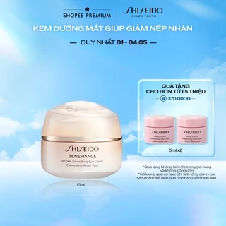 Kem dưỡng mắt Shiseido Benefiance Wrinkle Smoothing Eye Cream 15ml (NC)