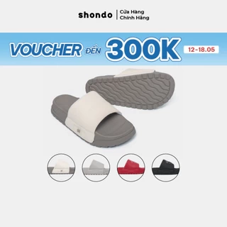 Dép Bánh Mì Nam Nữ Trendy 4 Quai Ngang Si, Hoạt Tiết Số 10, Thoải Mái, Siêu Nhẹ Shondo Nhiều Màu