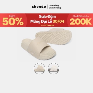 Dép Bánh Mì Nam Nữ Trendy 4 Quai Ngang Si, Thoải Mái, Siêu Nhẹ, Shondo Nhiều Màu