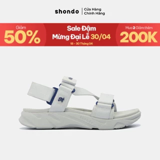 Giày Sandal Nam Nữ Shondo F8 Ver.2 Thời Trang Êm Ái Màu Xám Rêu F8M2323