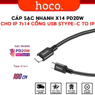 Cáp Sạc Nhanh 20W & Truyền Dữ Liệu Tốc Độ Nhanh Gấp 2 Lần Cho 7-X-XR-XSM-11-12-13-14-Plus-Pro-Promax