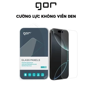 Kính Cường Lực Trong Suốt Không Viền Đen Chính Hãng GOR Dùng Cho Máy X-11-12-113-14-15-16- Không Full Màn Hình