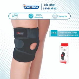 Bó Gối Đai Dán Có Nẹp Neoprene - Compact UM F16 [United Medicare] [1 Cái]. Tiêu Chuẩn Châu Âu
