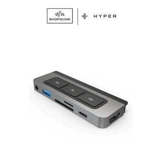 Cổng chuyển Hyperdrive Media 6-in-1 HDMI 4K/60Hz USB- Hub đa phương diện – HD449