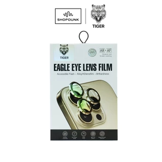 Kính dán cường lực Tiger Camera Lens Protector cho iPhone 16 Pro/ 16 Pro Max