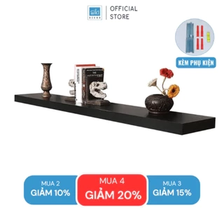 Kệ Thanh Ngang Dài 120cm Rộng 20cm, Gỗ Dày 17mm SIB Decor KT003