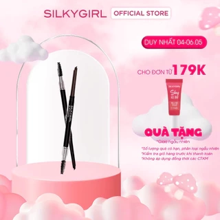Chì Mày 2 Đầu Silkygirl Hi-Definition Brow Pencil 0.35g