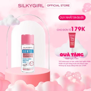 Nước tẩy trang dịu nhẹ Silkygirl Gentle Micellar Cleansing Water 105ML/320ML