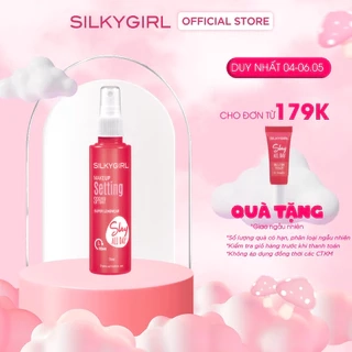 Xịt Giữ Lớp Trang Điểm Lâu Trôi Silkygirl Makeup Setting Spray - Hydrate & Refresh 70ml