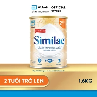 Thực phẩm bổ sung cho trẻ từ 2 tuổi trở lên Similac 2+ 1,6kg (Gangliosides)