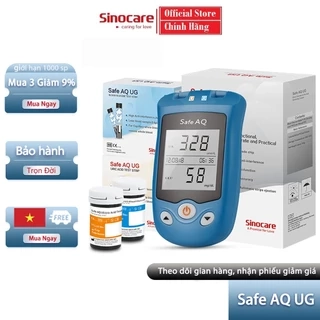 Máy Đo Tiểu Đường Và Axit Uric ( Bệnh Gút) 2 Trong 1 Chính Hãng Sinocare