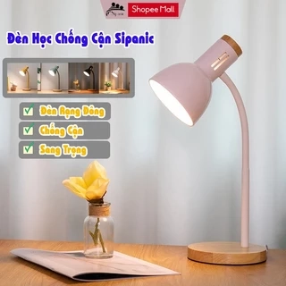 Đèn học chống cận, Sipanic dùng bóng LED Buld Rạng Đông bảo vệ mắt cho bé học tập, đọc sách