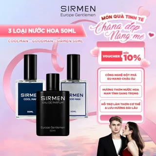 Nước hoa nam SIRMEN Eau de Parfum Châu Âu Europe Gentlemen cao cấp sang trọng
