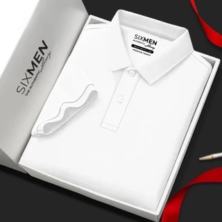 Áo polo nam cao cấp BASIC TRƠN VIỀN [Tặng Kèm Hộp Quà Xịn] vải cá sấu FeelMax thoáng mát - SIXMEN