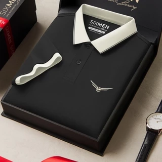 Áo polo nam cao cấp DAVIN EAGLE [Tặng Kèm Hộp Quà Xịn] Vải FeelMax thoáng mát, thanh lịch - SIXMEN