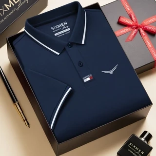 Áo Polo nam LISTAR cao cấp cổ bẻ [Tặng Hộp Gói Quà Xịn] vải cá sấu thoáng mát, tinh tế - SIXMEN
