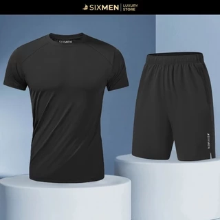 Bộ quần áo thể thao SIXMEN [Tặng Kèm Hộp Quà] vải gió cao cấp xịn mềm mại co giãn vận động thoải mái