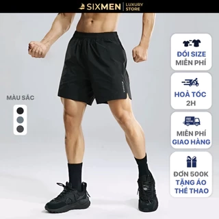 Quần đùi nam SIXMEN [Tặng Kèm Hộp Quà] vải gió cao cấp xin mềm mại, co giãn, vận động thoải mái