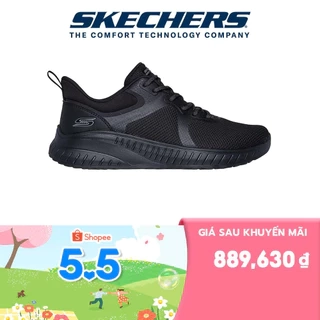 Giày Thể Thao Nữ Skechers BOBS Sport Squad Chaos Wild Sole Thường Ngày - 117239-BBK Memory Foam