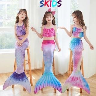 Đồ bơi bé gái SKIDS sét đồ bơi cho bé nàng tiên cá chi tiết 3 mảnh đáng yêu cho bé đi biển chụp ảnh