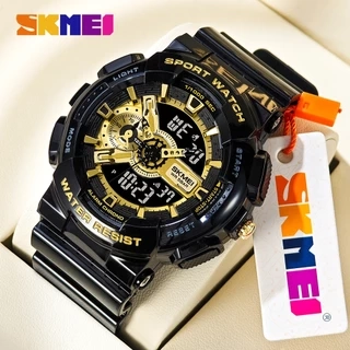 Skmei Chính Thức 1688 Phong Trào Nhật Bản Thạch Anh Kỹ Thuật Số Nam Đồng Hồ Đeo Tay Lịch Chrono LED Hiển Thị Nam Nữ Đồng Hồ Thể Thao 2024