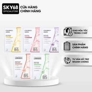Mặt Nạ Giấy Cấp Ẩm Colorkey Luminous Vitamin B5 Facial Mask 25ml