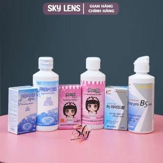 Bộ sản phẩm Nước Ngâm 150ml & Nước Nhỏ mắt 15ml Sky contact lens
