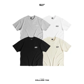 Áo thun cổ tròn SLY Collage form Regular 4 màu
