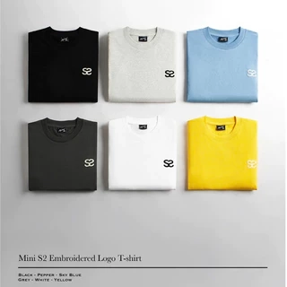 Áo thun cổ tròn SLY Cotton Mini S2 thêu Chain Stitch 6 màu