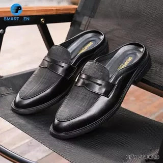 Giày sục công sở cao cấp SMARTMEN GSU-03 Đen