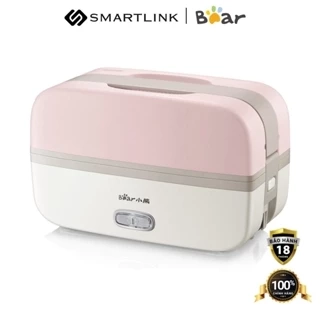 Hộp Cơm Điện Cầm Tay Mini Đa Năng Bear DFH-B10J2 - Hàng Chính Hãng - Bảo hành 18 Tháng