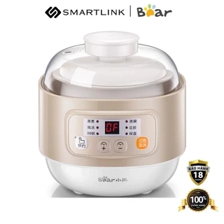Nồi Nấu Cháo, Ninh, Hầm Cách Thủy 800ml 4 trong 1 Bear DDZ - A08D1 - Hàng Chính Hãng