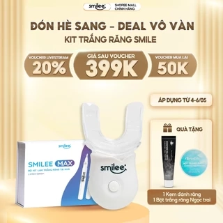 Bộ Kit tẩy trắng răng Smilee Max sử dụng tại nhà - Hàng chính hãng