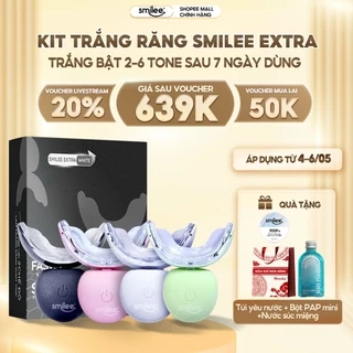 Trắng răng Smilee Extra, trắng răng từ 2-6 tone sau một liệu trình. Hàng chính hãng