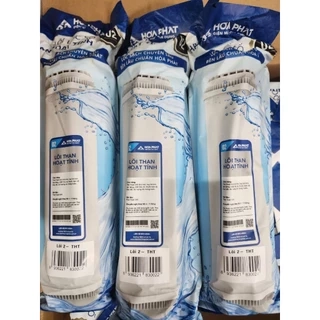 Combo 3 lõi lọc thô Hòa Phát số 2 than hoạt tính- Hàng chính hãng