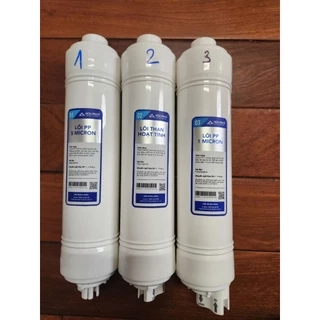 Combo 3 lõi đúc lọc thô máy lọc nước Hòa Phát số 1,2,3- Hàng chính hãng