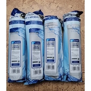 Combo bộ 4 lõi lọc cao cấp Hòa Phát: 2 lõi số 1+1 lõi số 2+1 lõi số 3- Hàng chính hãng