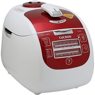 Nồi cơm điện Cuckoo CRP-G1015M, màu đỏ trắng, sản xuất Hàn Quốc - Bảo hành chính hãng 24 tháng