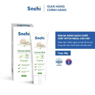 Kem Đa Năng An Toàn Cho Bé SACHI Tuýp 20g Dưỡng Ẩm Làm Dịu Mát Da, Giảm Kích Ứng Hạn Chế Hình Thành Sẹo