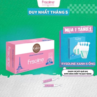 Nước muối sinh lý Fysoline Gifrer Pháp vệ sinh mắt, mũi, miệng hàng ngày hộp 40 ống x 5ml