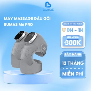 Máy Massage Đầu Gối BUMAS M6 Pro - Nâng Cấp Giữ Ấm - Massage Mạnh Mẽ Hơn - Thời Gian Sử Dụng Lâu Hơn